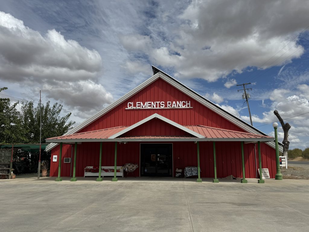 Red barn produce market